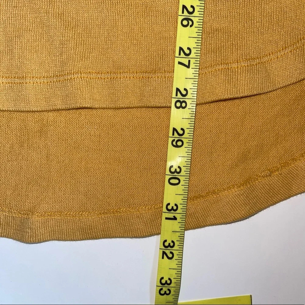 We The Free FP Yellow & White Embroidered Oversized Sweatshirt Xsmall Women’s - Picture 10 of 12